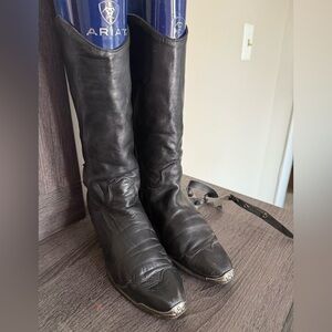 Dingo Black Leather Women's Boots
